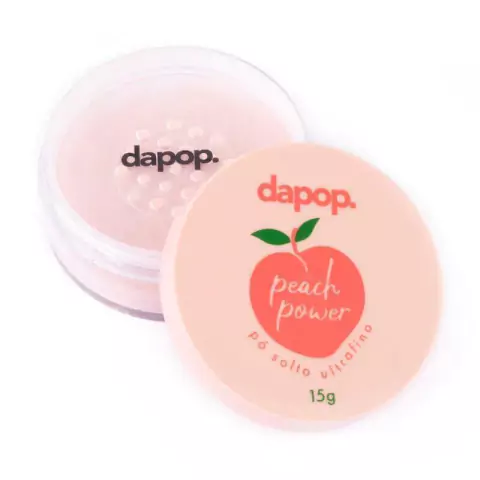 Pó Solto Ultrafino Peach Power Pêssego - Dapop