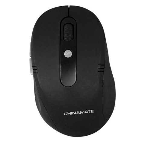 Mouse Office CM12 Preto Sem Fio Chinamate