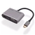 Adaptador Conversor Usb Tipo C P/ Hdmi E Vga Kp-ad119 Knup