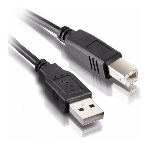 Cabo USB A-Macho - B-Macho 1,8 Metros 2.0 Preto Multilaser - WI027