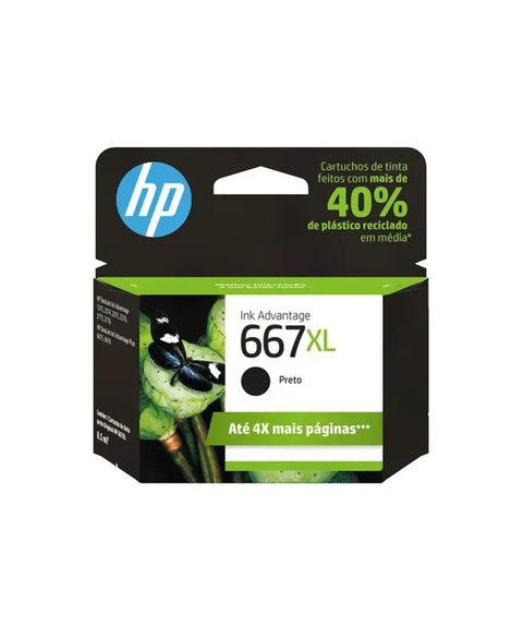 CARTUCHO HP 667XL PRETO