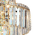 PENDENTE BLLAQ030085GPIL DOURADO E TRANSPARENTE (D)48CM (A)49CM 10XE14 400W - Porto Iluminação