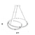 PENDENTE BLLDW008085GPIL DOURADO (D)79CM 1X61W 3000K 1800LM LED - comprar online