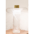 ABAJUR CAT4087 TRANSPARENTE / LATÃO (D)35CM (A)37CM 1XLED 5W 3000K 300LM IP20