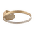 PLAFON DE SOBREPOR BLLOC027085ASPIL DOURADO E TRANSPARENTE (D)40CM (A)7CM 1X23W 3000K