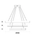 PENDENTE BLLGD017085PIL DOURADO E TRANSPARENTE (D)60CM + 80CM + 100CM (A)5CM 120W 3000K - comprar online