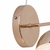 ARANDELA BLLHM004085PIL DOURADO E TRANSPARENTE (C)18CM (L)12CM (A)27.5CM 1X6W 3000K 300LM na internet