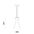 PENDENTE BLLHM029085WGPIL BRANCO E DOURADO (D)18CM (A)30.5CM 1X40W E27 - comprar online