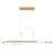 PENDENTE BLLDW006085GPIL DOURADO E BRANCO (C)105CM (L)28CM 1X42W 3000K 2100LM
