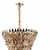 LUSTRE BLLAQ024085LPIL DOURADO E TRANSPARENTE (D)85CM (A)89CM 17XE14 680W - Porto Iluminação