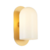ARANDELA CAT4042 DOURADO / OPALINO (L)12,5CM (C)17CM (A)27CM 1XG9 HALOPIN SMD MAX 25