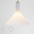 PENDENTE CAT592 OPALINO / LATÃO (D)40CM (A)38CM 1XE27 BULBO - comprar online