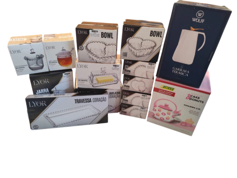 COLEÇÃO CORAÇÃO 16 Peças