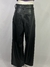CALÇA COURINO PRETA ZARA 38 - Brechó B ao Quadrado