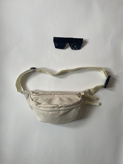 Riñonera Beige