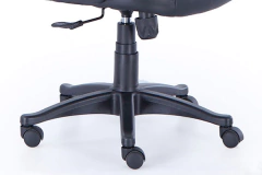 SILLÓN GIRATORIO R-DESIGN REGULABLE EN ALTURA SÍMIL PIEL BLANCO - NEGRO. - tienda en línea
