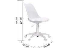 Imagen de SILLA ESTUDIO GIRATORIA LINA ROSA