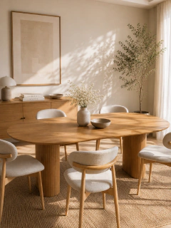 MESA COMEDOR OVAL EXTENSIBLE PIETRA 150 - 190 - 230 CM - comprar en línea