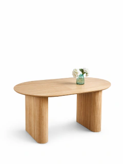 MESA COMEDOR OVAL EXTENSIBLE PIETRA 150 - 190 - 230 CM - Muebles Hernández Distribuciones