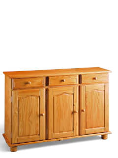 SIDEBOARD 3/P S/500 HONEY