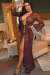 ROBE LONGO EM RENDÃO ABSOLUTO Ref.: 02340
