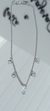 Choker cristal com coração na internet