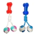 Hueso Silicona Pinche + Doble Pelota Nudo Soga