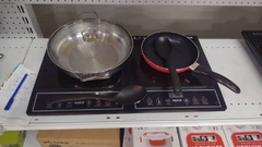 Cocina de inducción doble.