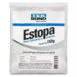 ESTOPA CRUA PARA POLIMENTO E LIMPEZA TEKBOND 150g - comprar online