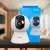 Câmera de Segurança Rotativa Inteligente Full HD 1080P Visão 360° Wi-Fi Micro SD 128GB - comprar online