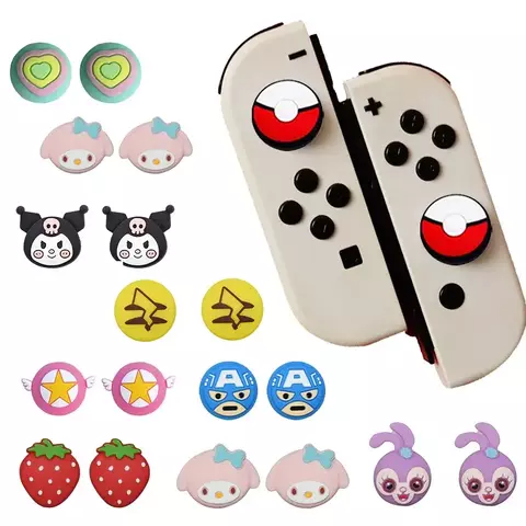 Grip Borracha Sweet Candy Joy-Con e JoyPad para Nintendo Switch (Acessório Gamer)