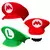 Cosplay Boné Mario & Luigi Bros (Adulto e Infantil) na internet