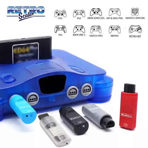 Adaptador Joypad Controle BlueRetro Nintendo N64 (Acessório Gamer) - comprar online