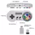 Imagem do Joypad Controle Joycon USB 2.4G SNES Mini, Switch OLED Nintendo & PC Windows (Acessório Gamer)