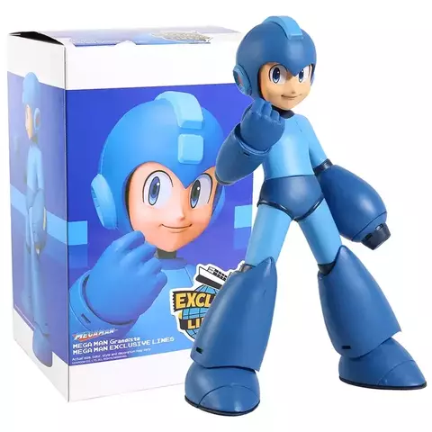 Boneco de Coleção Megaman Rockman Articulável - Capcom (Action Figure)