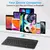 Teclado Multi Cores com Bluetooth para PC, Tablet, iPad e Smarts - loja online