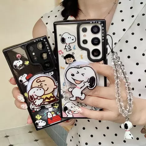 Capa Snoopy Charlie Brown Sweet Translúcido Magnetic Samsung Séries - comprar online