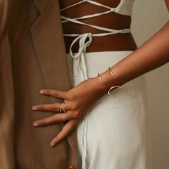 Brazalete doble minimalista de fácil ajuste, en internet