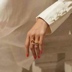 Anillo doble reversible.