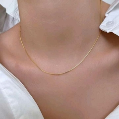 Collar de cadena minimalista