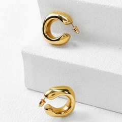 Pendientes de Aro grueso minimalista. - comprar en línea