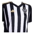 Camisa Atlético Mineiro I 25/26 - Torcedor Adidas Feminina - Preta com listras branca com detalhes em amarelo e Com Patrocínio - MeuManto.com | Camisas de Futebol