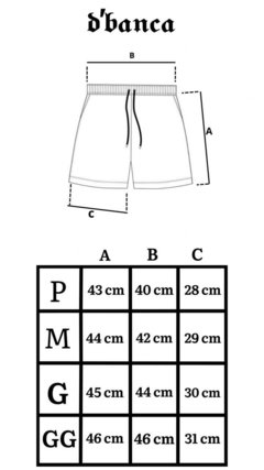 Short Cinza - D`BANCA