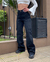 Jeans cargo negro