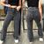 Jeans wide leg rígido - comprar online