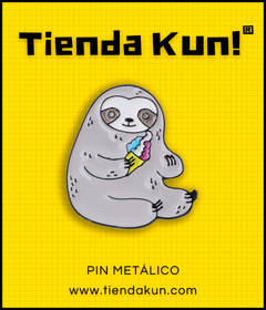 Pin Perezoso Con Helado