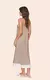 Camisola Feminina Midi com Alça Regulável e Decote V com Detalhes Pure Essence - Sonhos de Maria Sleepwear