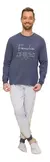 Pijama Adulto Masculino Manga Longa Família - Sonhos de Maria Sleepwear