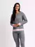 Pijama Longo Manga Longa Elis Cinza Chumbo - loja online