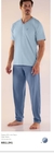 6011.241 PIJAMA MEIA MANGA COM CALCA EM MEIA MALHA MASCULINO / AUTORIA / P